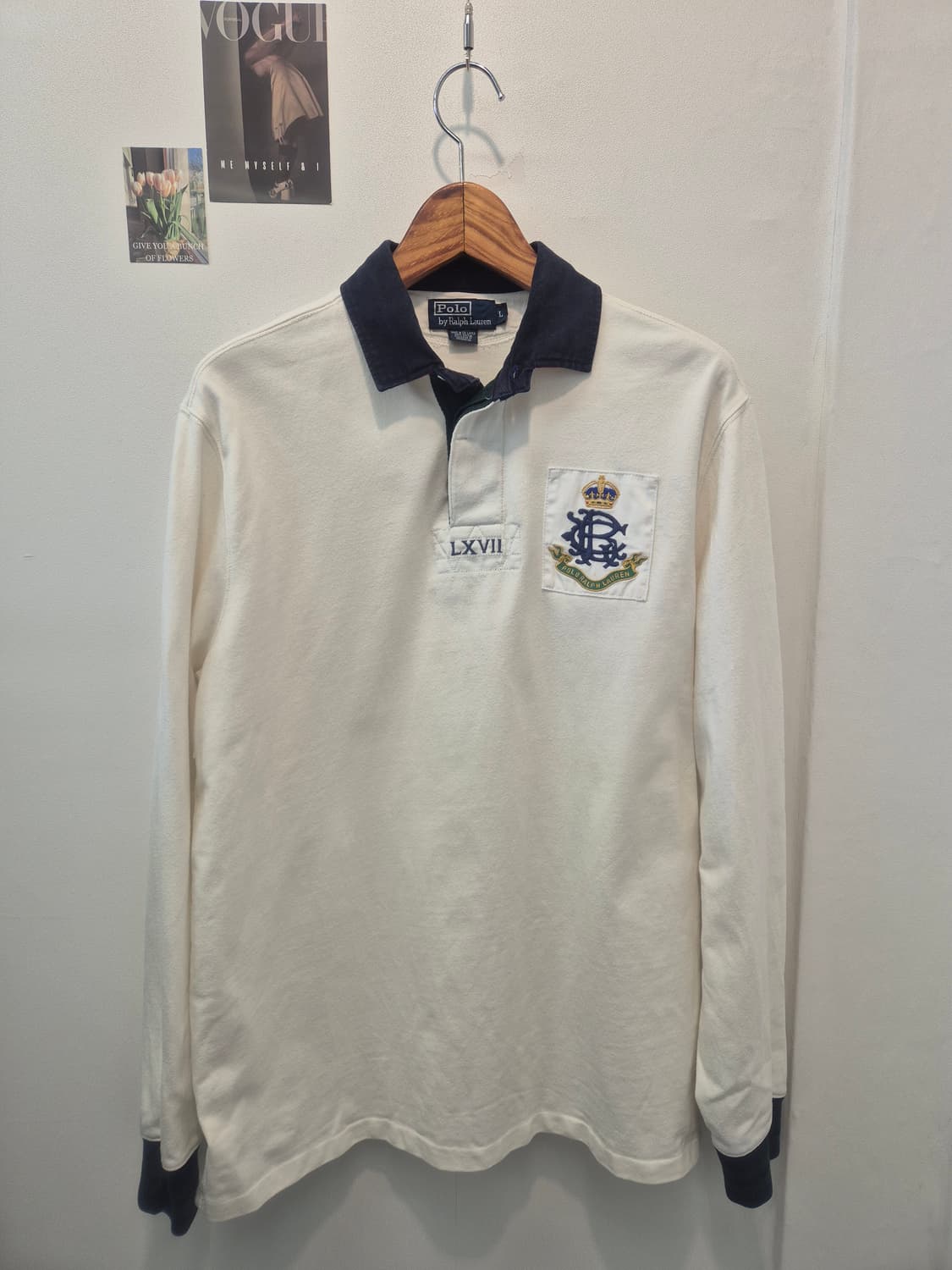 폴로 랄프로렌 럭비 티셔츠  L
사이즈  상품이미지1