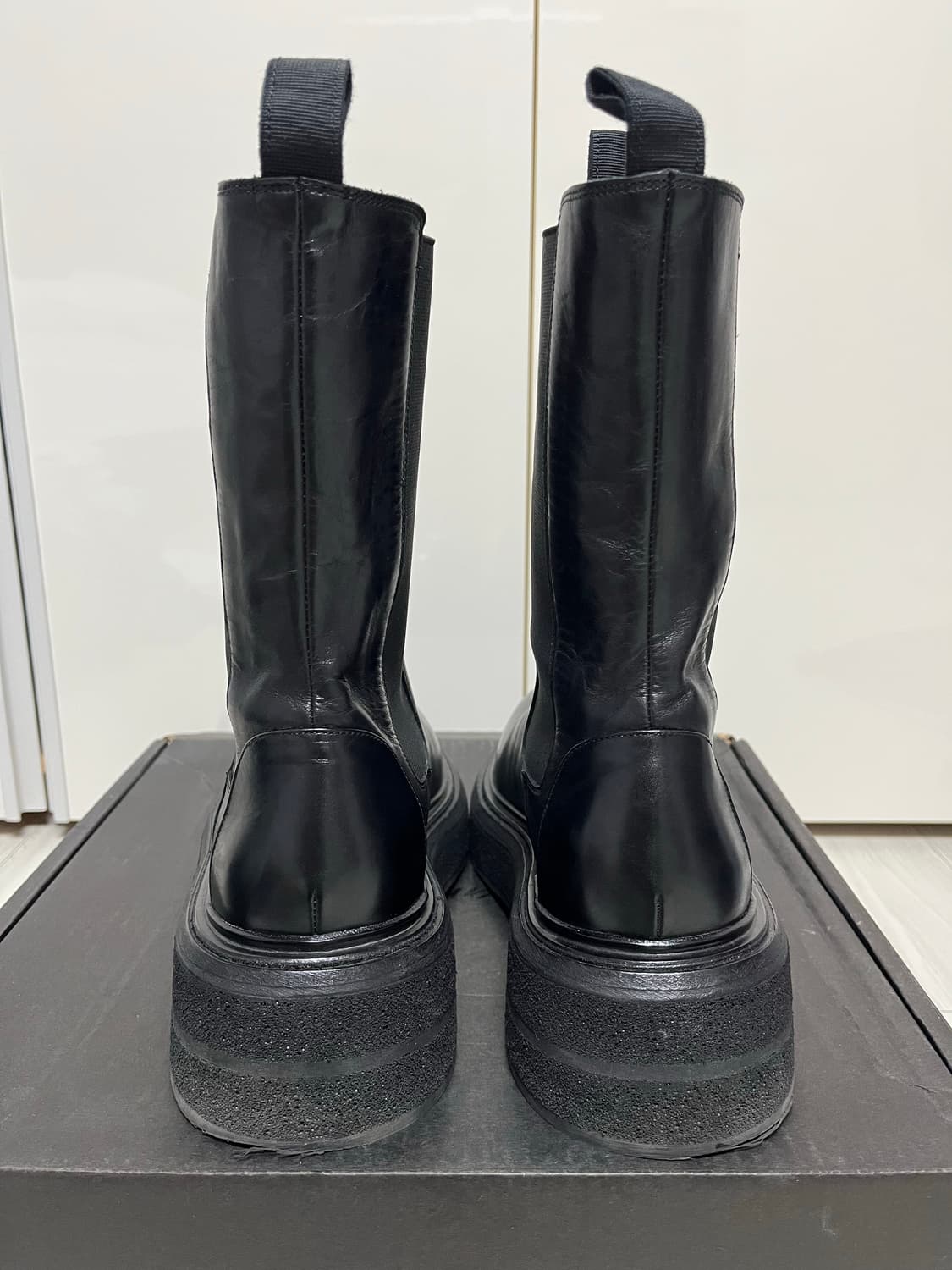 마르셀 Zuccone 레더 첼시 부츠 EU40 상품이미지6