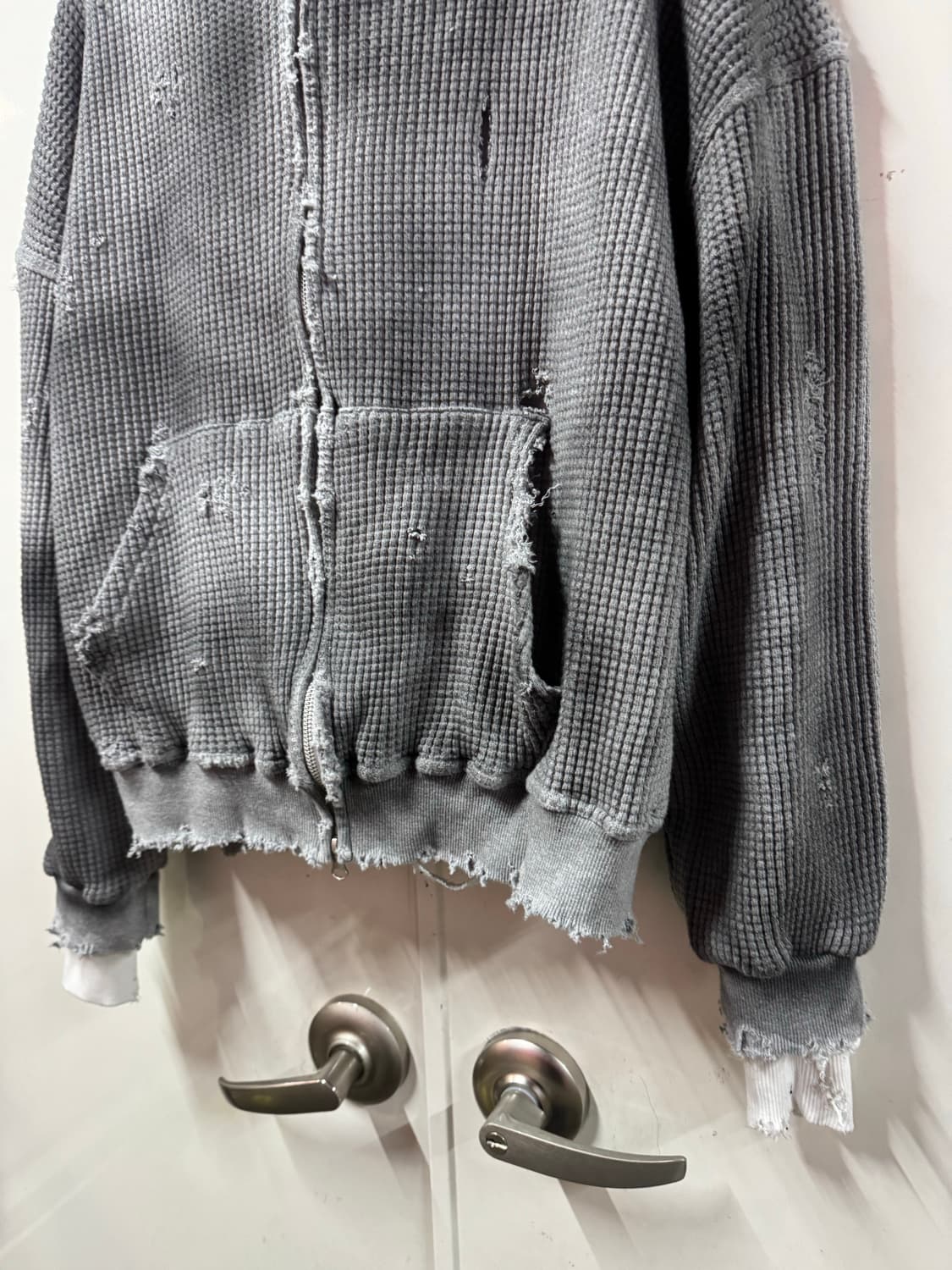 빈티지 와플 후드집업 상품이미지4