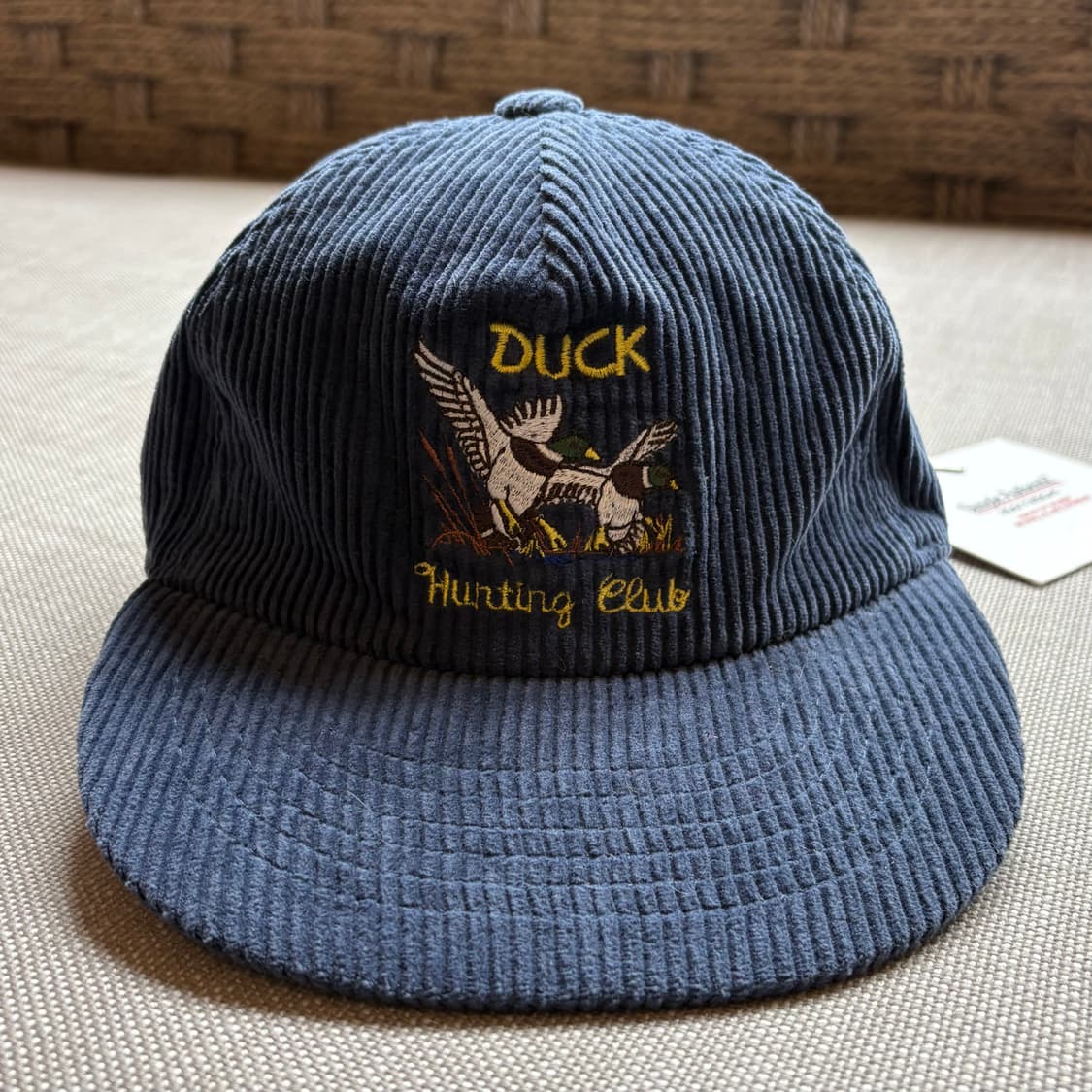 [새제품] Simple Authentic 덕 헌팅 클럽 코듀로이 캡 상품이미지1