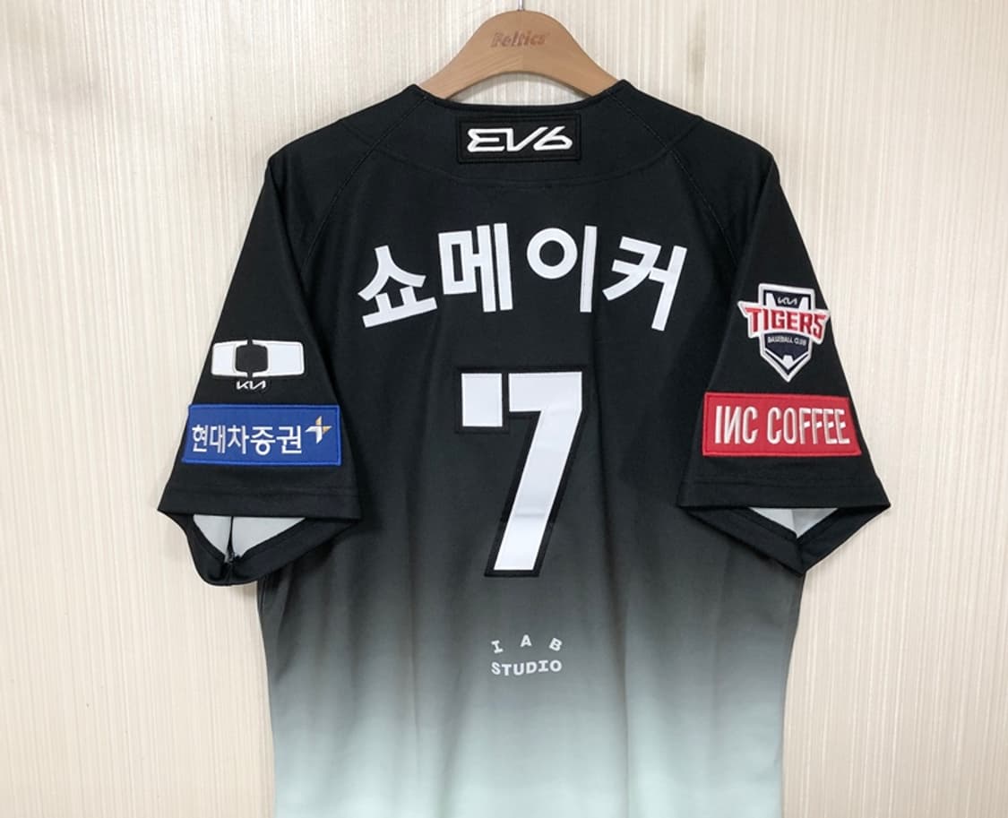 KBO 아이앱스튜디오 기아타이거즈 디플러스유니폼 XL #7 쇼메이커 상품이미지9