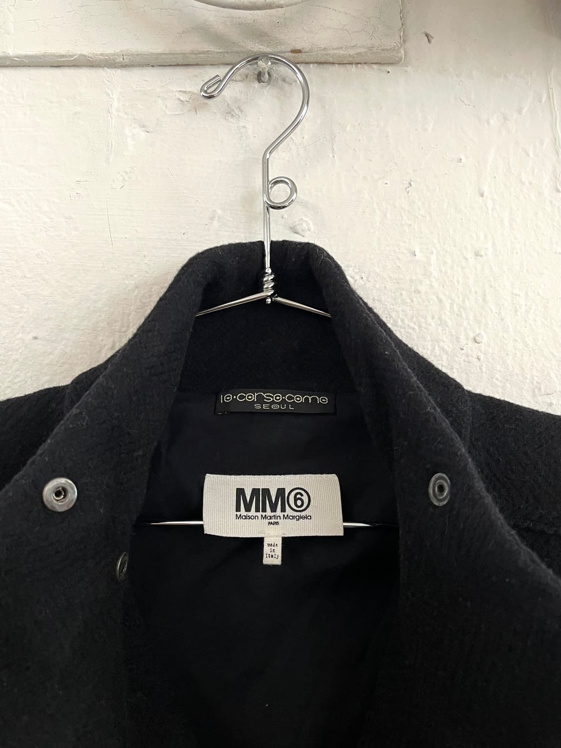 메종 마틴 마르지엘라 MM6 모헤어 울 하이넥 코트 상품이미지4