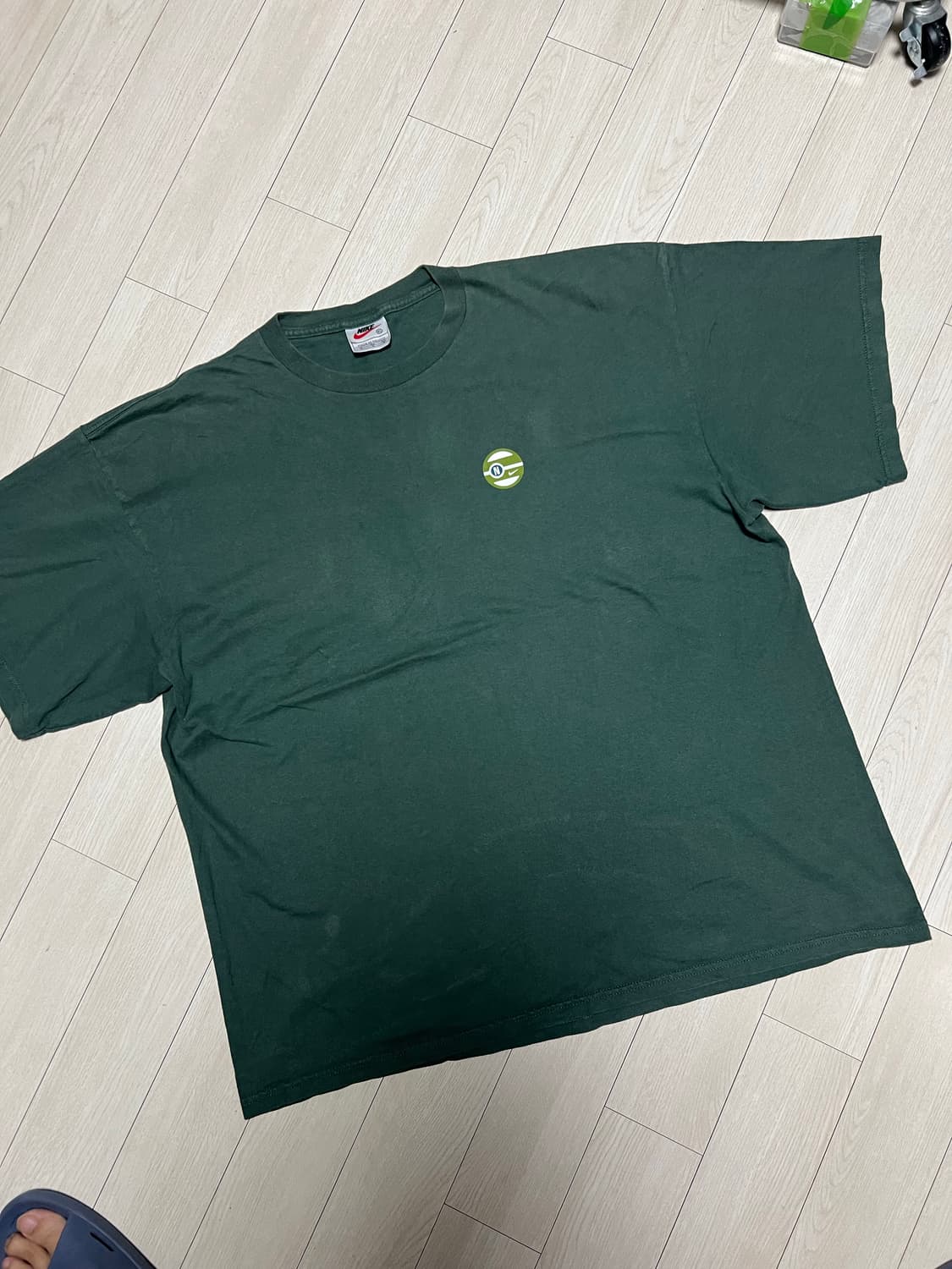90s나이키스몰로고프린팅카키 XL 상품이미지1