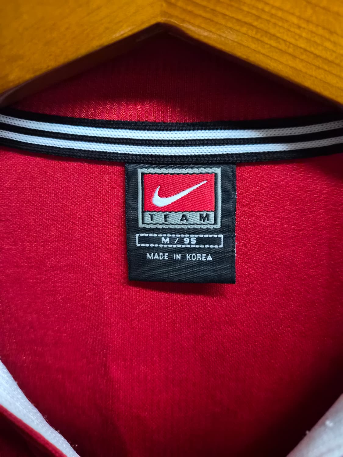 M) 나이키 올드스쿨 오픈카라 반팔 티셔츠 팝니다 상품이미지4