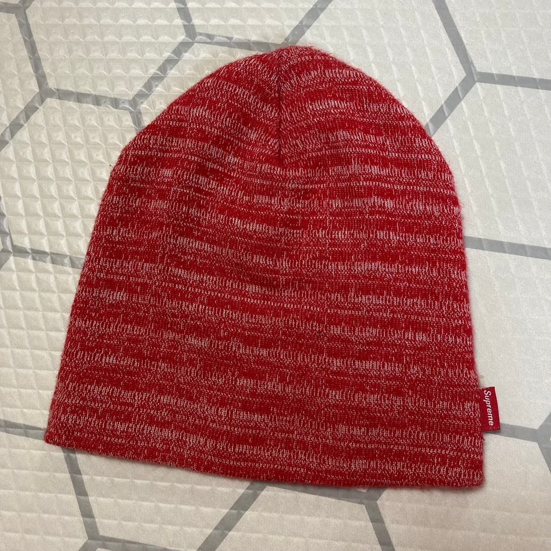 (os) 90s 슈프림 블렌디드 니트 비니 레드  상품이미지1