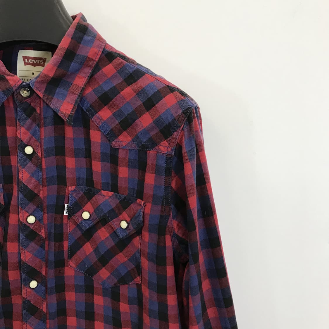 리바이스 LEVIS 웨스턴 체크셔츠 [M사이즈] 상품이미지2