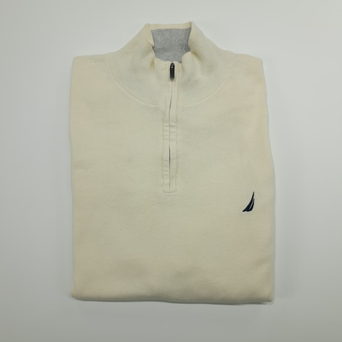 CN956 XL 노티카 아이보리 하프집업 긴팔 니트 스웨터 상품이미지9