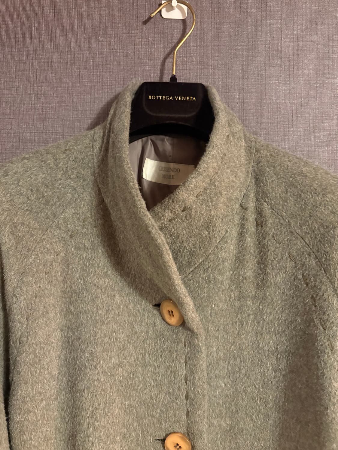 Cresendo More 올리브 롱 코트 상품이미지2