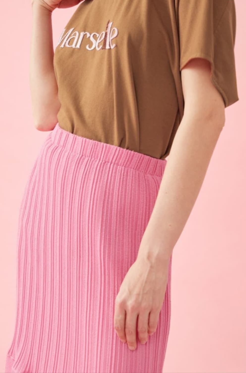 오즈세컨 머메이드 스커트, 러플패널 탑 66사이즈 상품이미지6