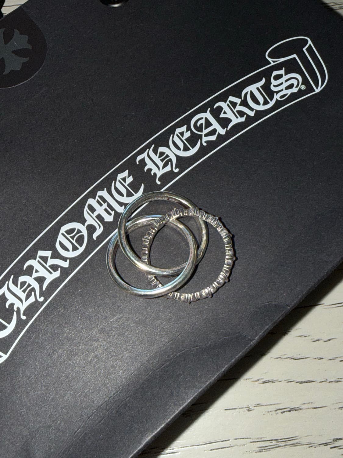 Chrome Hearts Tiny E Plus Triple Ring 상품이미지3