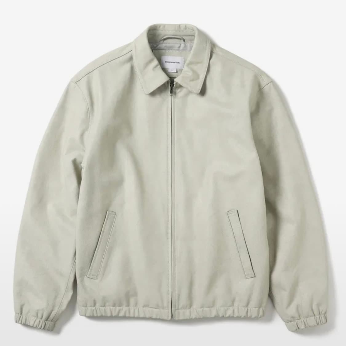 Leather Harrington Jacket_M size(디네뎃) 상품이미지1