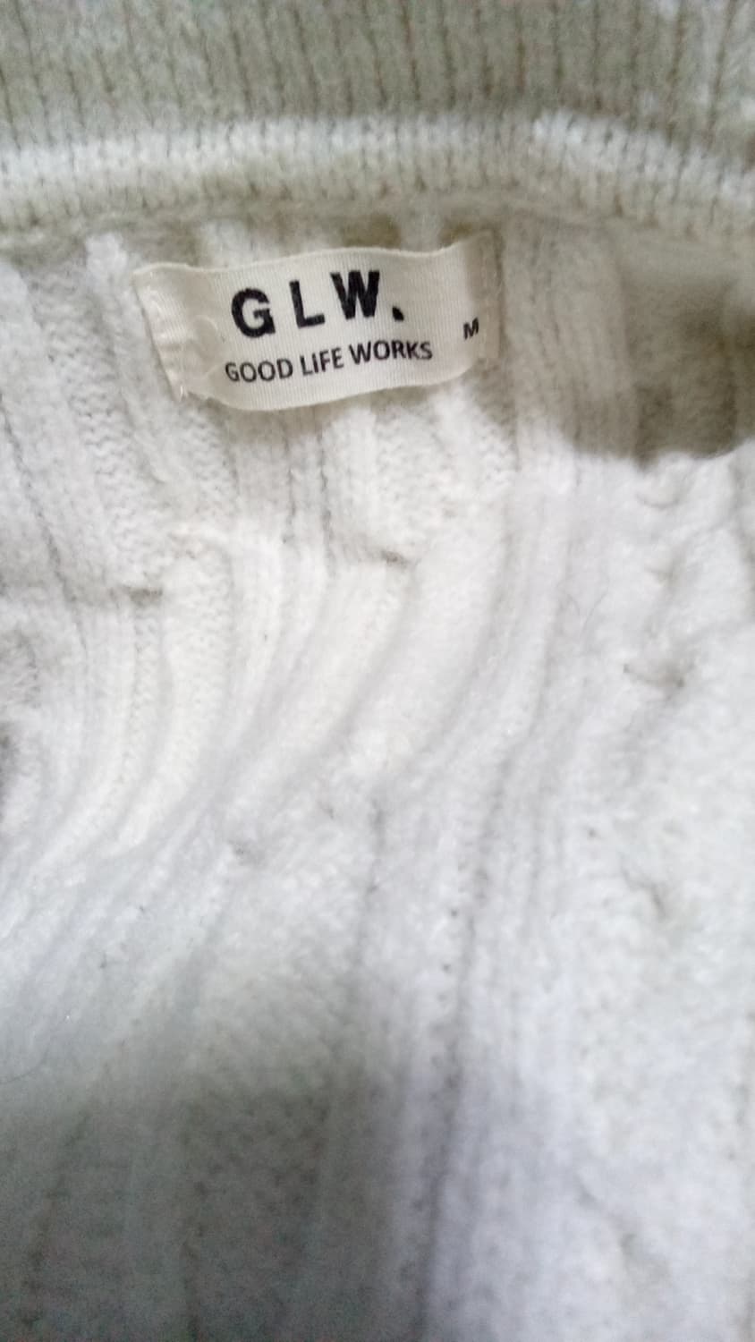 굿라이츠 웍스 케이블니트 짚업 상품이미지4