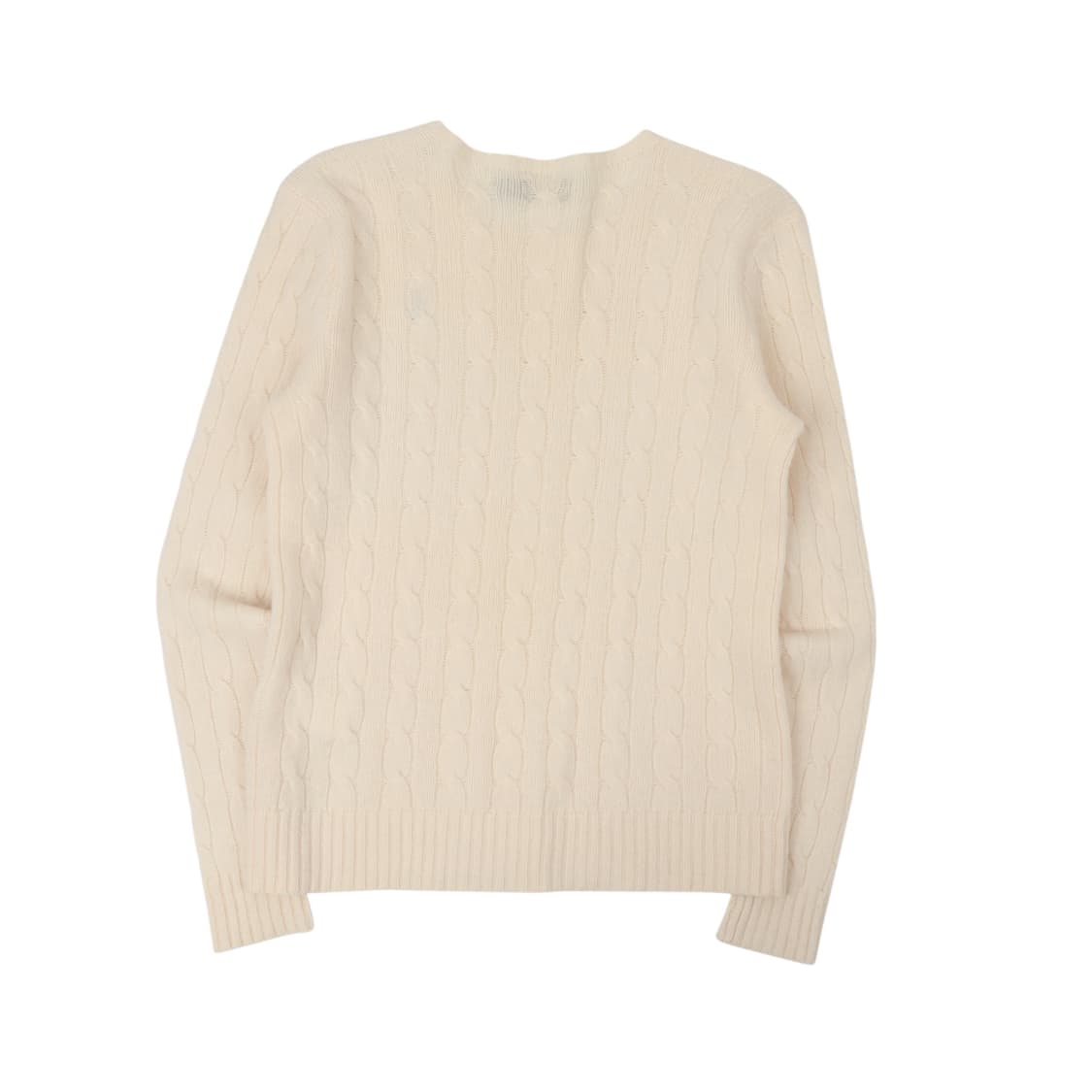 폴로 랄프로렌 크림 울 캐시미어 케이블 니트 상품이미지5