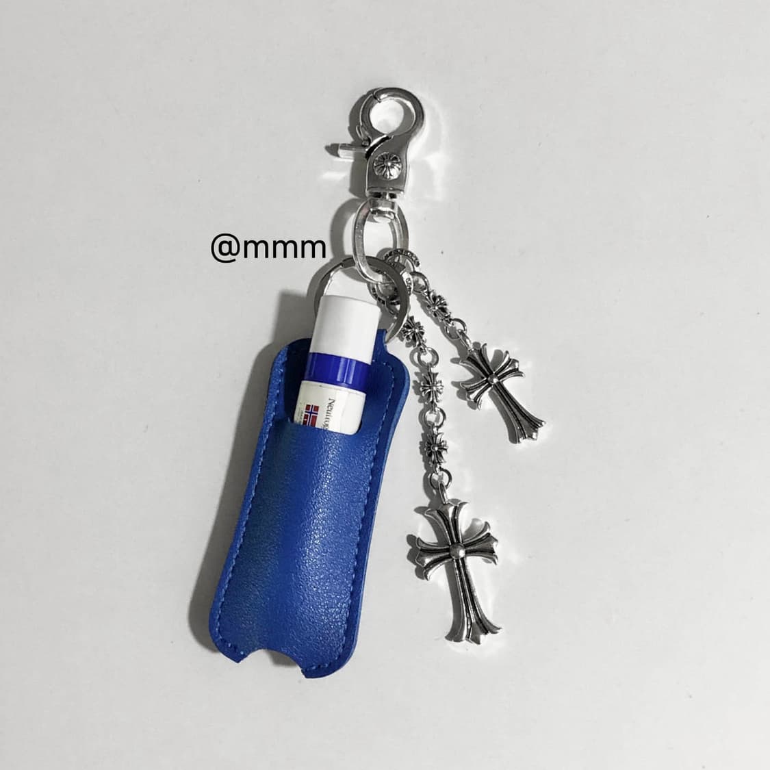 [Unisex💙] 립밤 가죽 케이스 키링 열쇠고리 상품이미지3