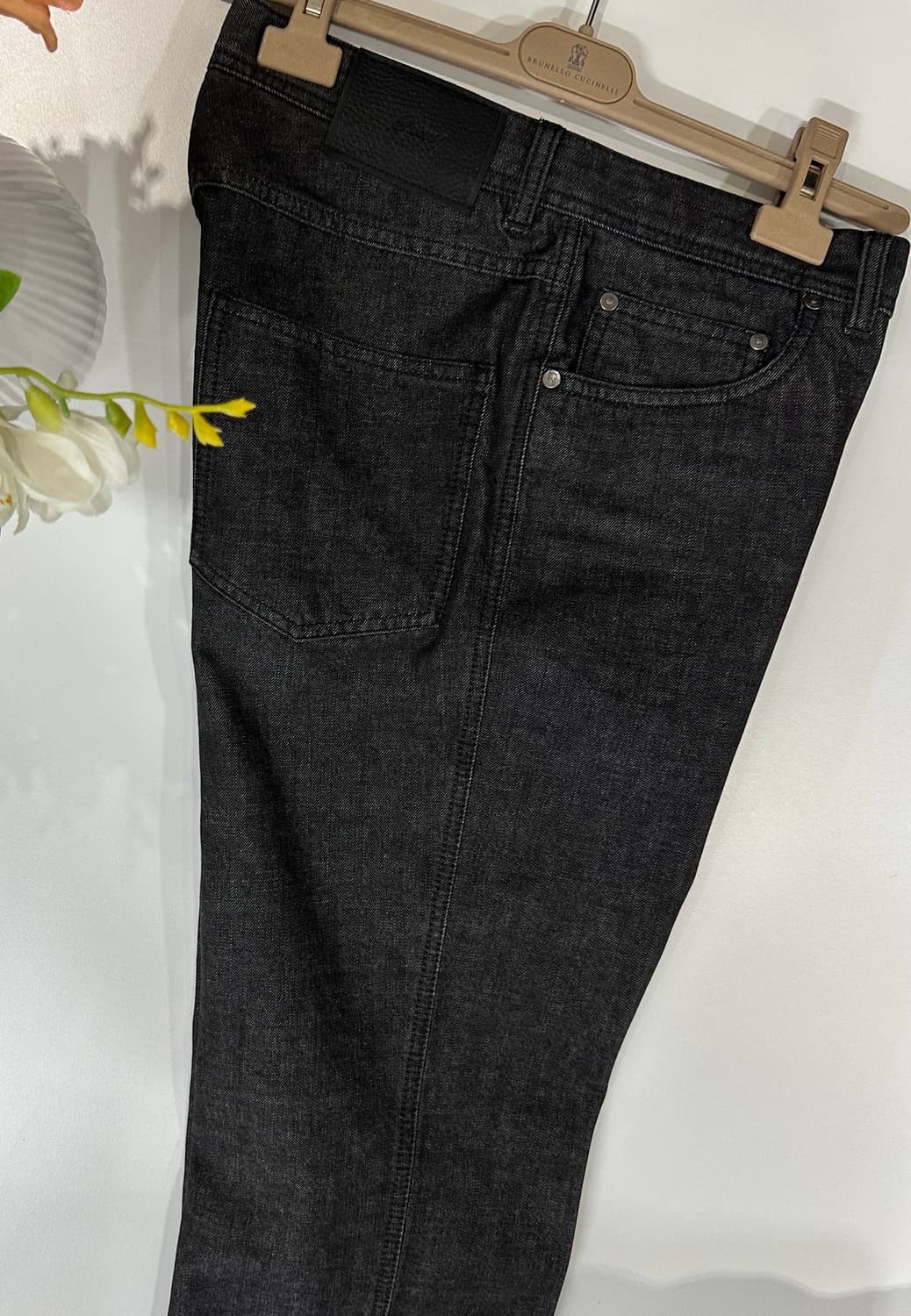 브리오니 스트레이트 블랙 워싱 데님 팬츠 32 상품이미지1