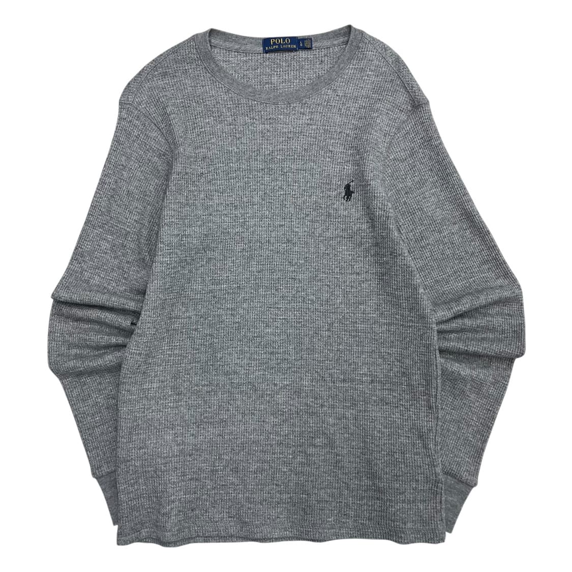 폴로 랄프로렌 차콜포니 그레이 와플 롱슬리브 L 상품이미지2