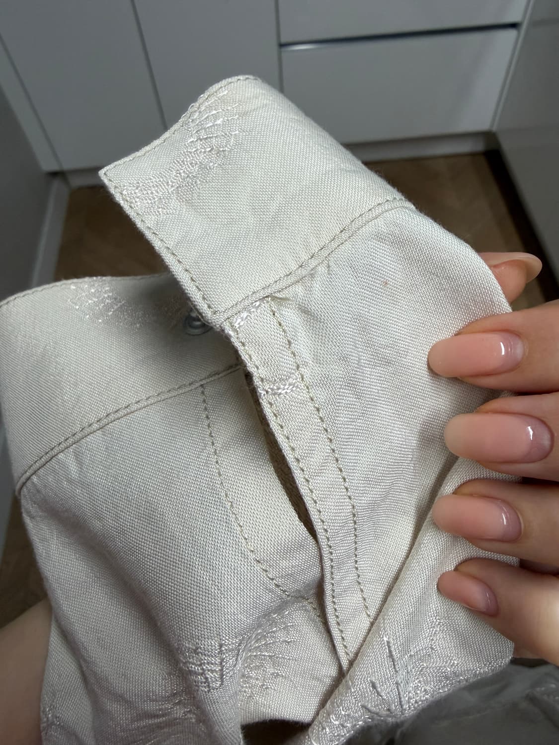 유스 트러커 자켓 에크루 자카드 상품이미지9