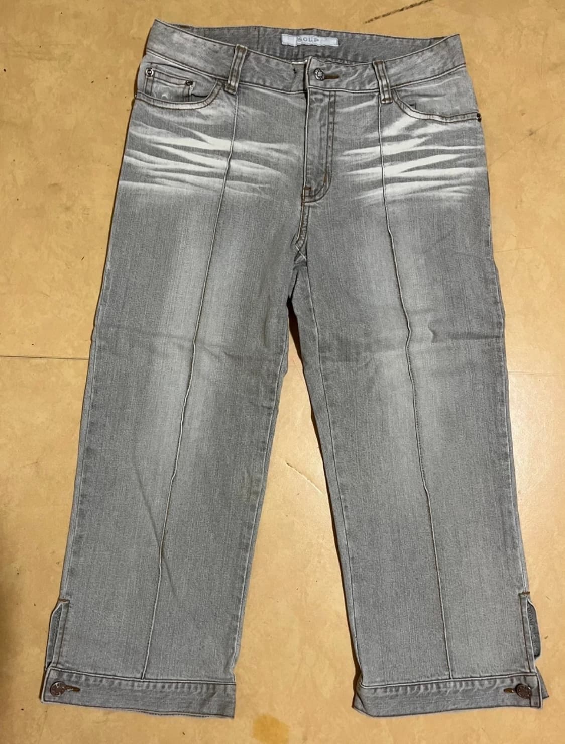 지그재그 요 즘 유 행 템 !! 카프리 팬츠 !! 급처 ✨ 새거급! 상품이미지3