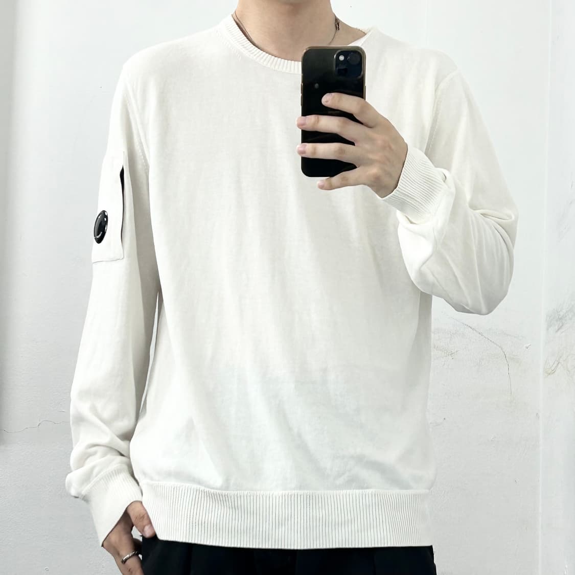 CP 컴퍼니 22SS 렌즈 크루넥 니트 상품이미지2