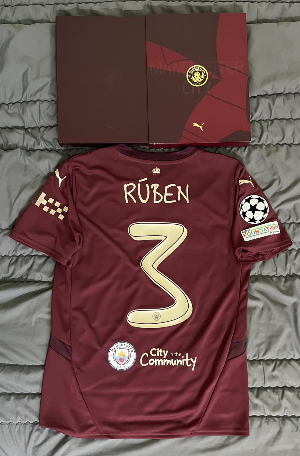 ⚽️ 24-25 맨체스터 시티 써드 챔피언스리그 디아스 풀마킹 유니폼 상품이미지1