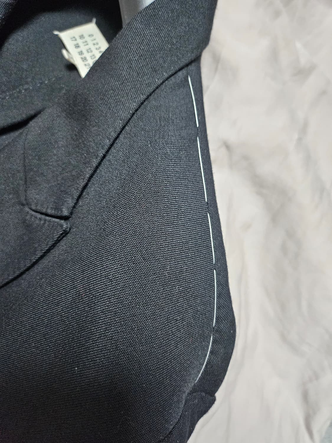 메종마르지엘라 코트 블랙 상품이미지3