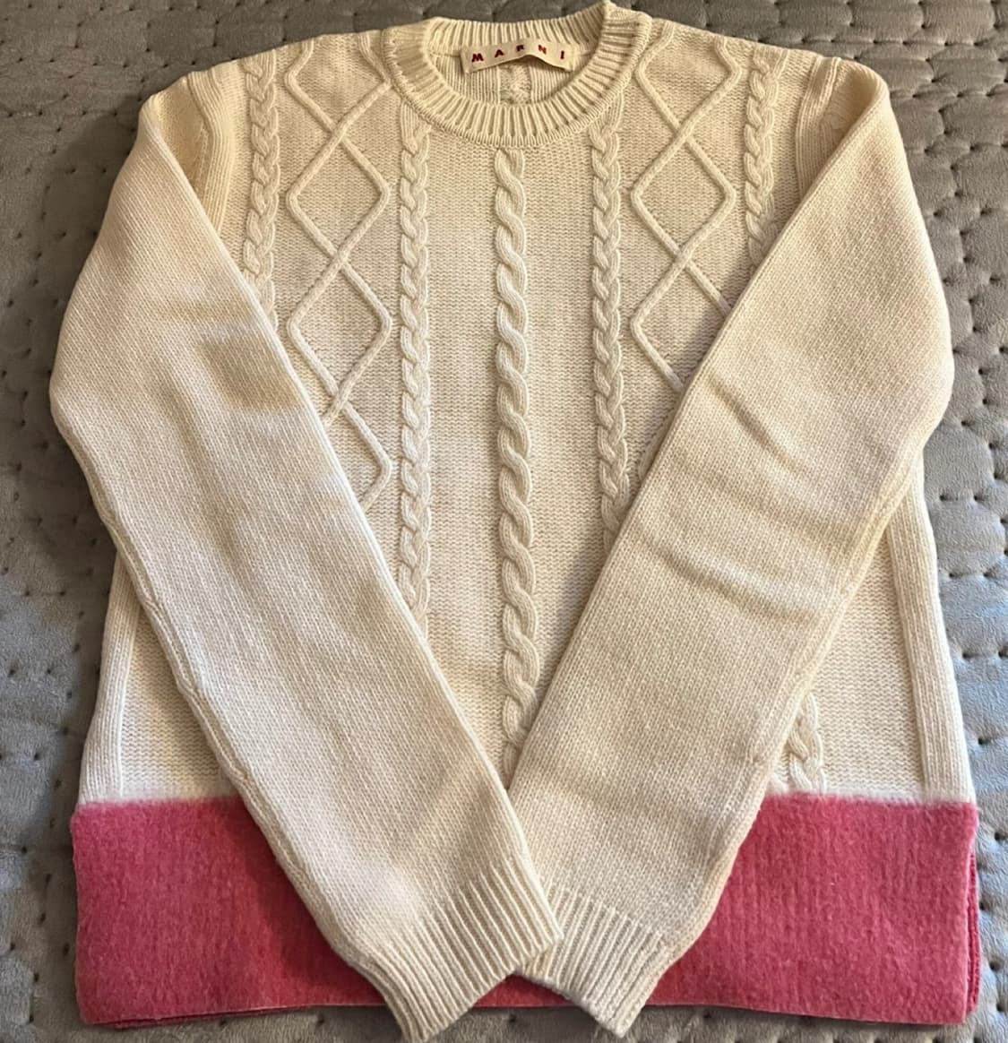 MARNI 아이보리색 케이블 니트 상품이미지1