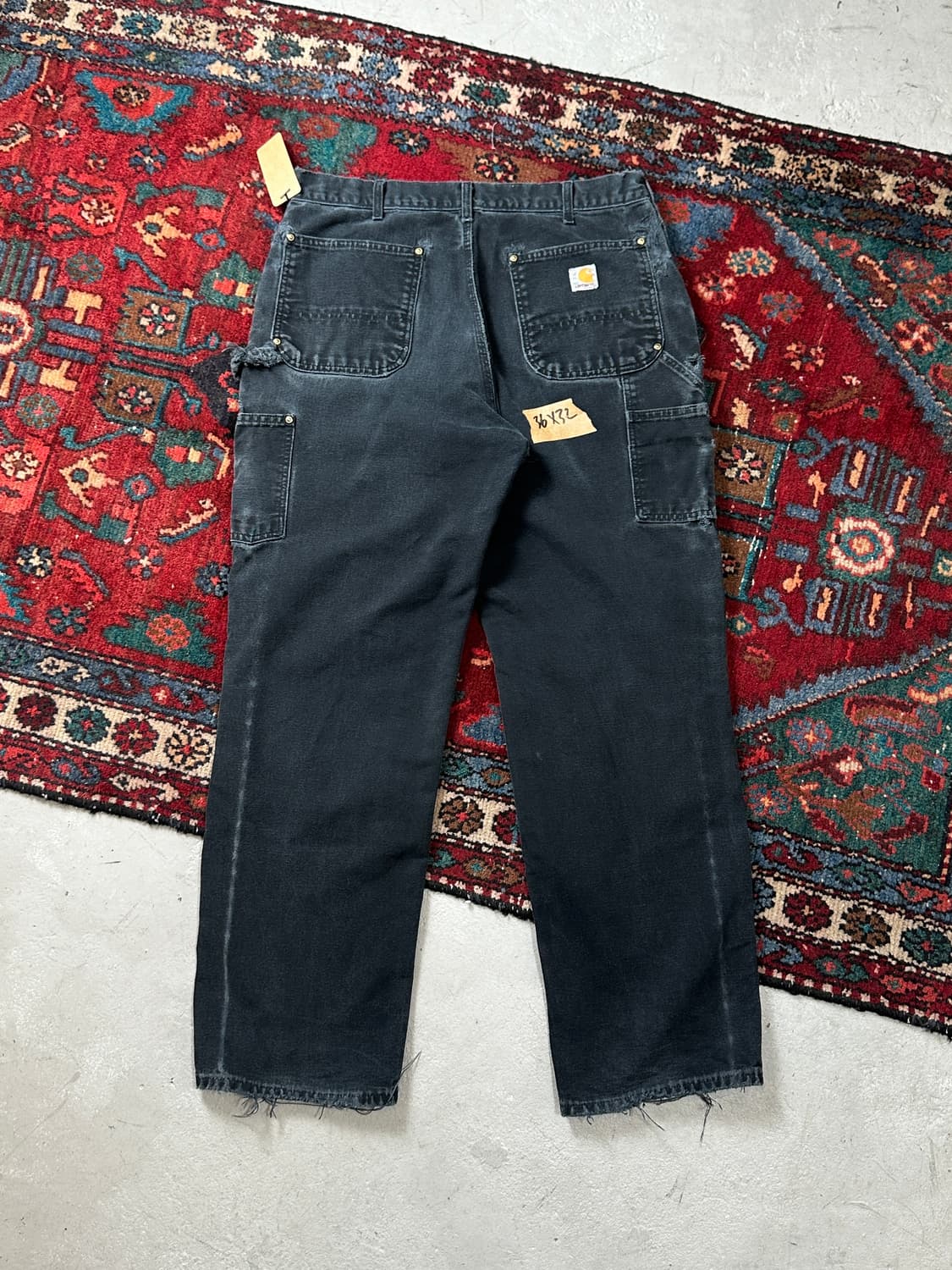 OG USA Made 칼하트 더블니 블랙 칼하트 B01 썩블니 상품이미지4