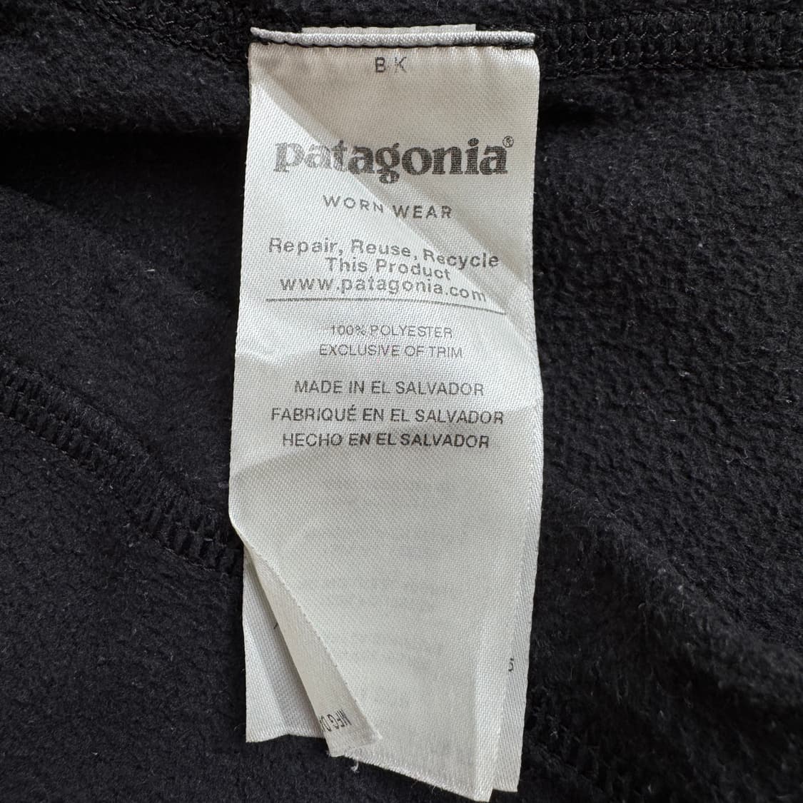 파타고니아 워크 베터 플리스 풀집업 블랙 상품이미지5
