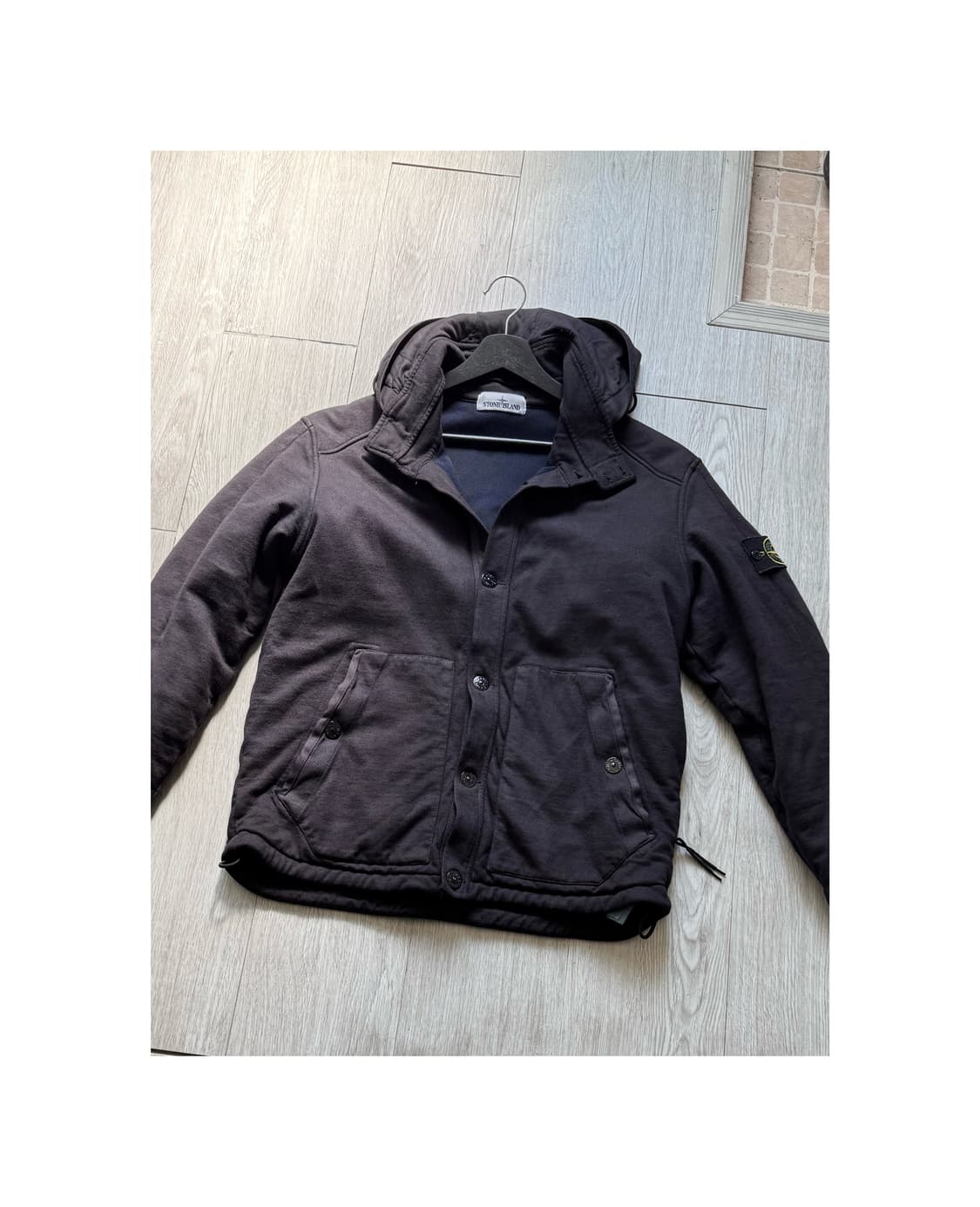 스톤아일랜드 스웻 워크 후드자켓 상품이미지1