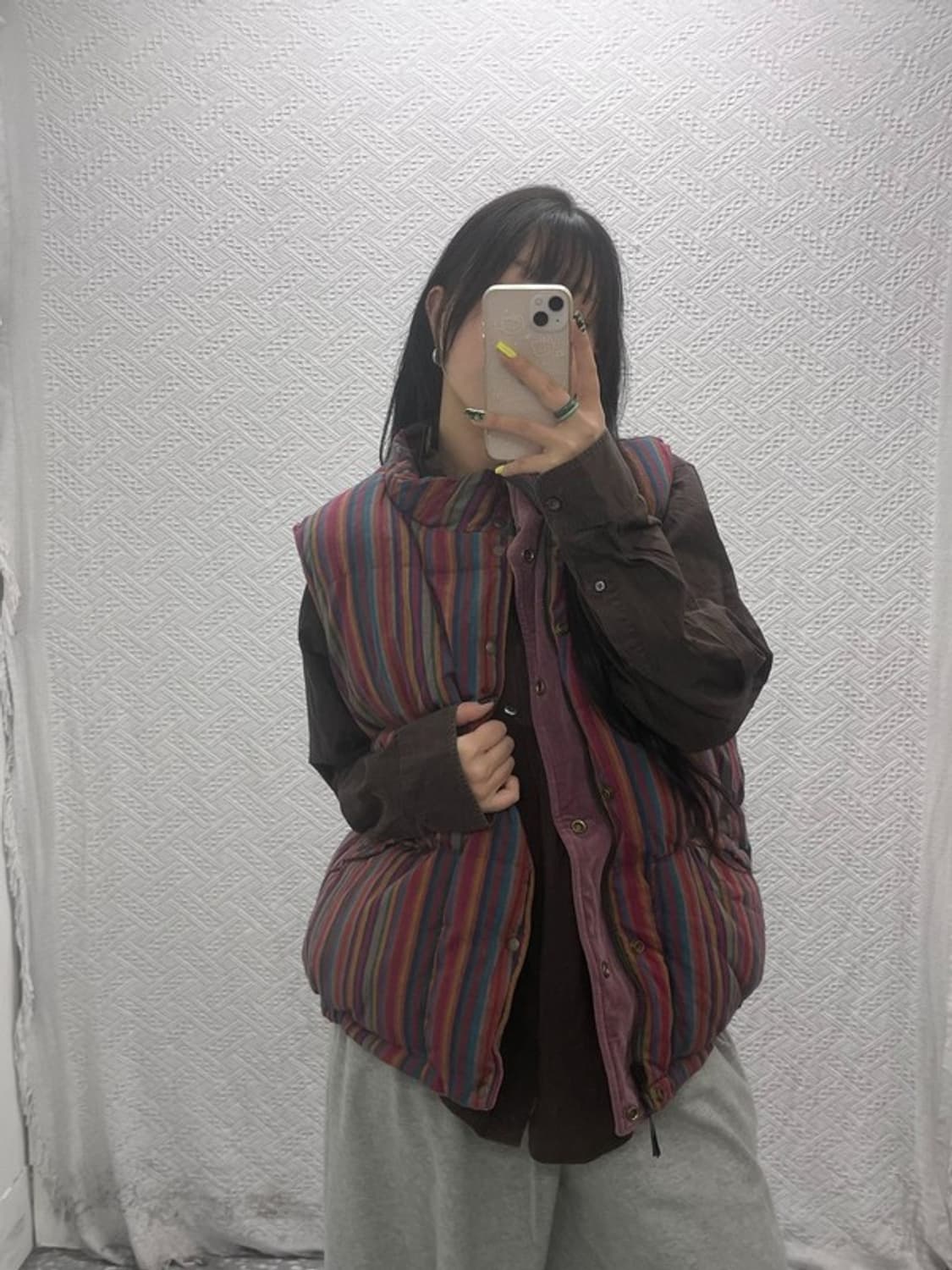 디스이즈네버댓X그레이트풀데드 히피 리버시블 패딩 조끼 110 C07529 상품이미지2