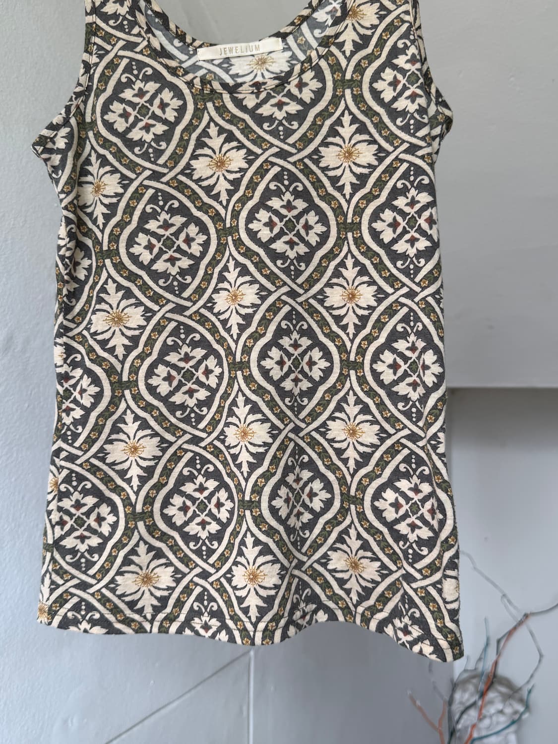 에스닉 패턴 레이어드 나시 상품이미지3