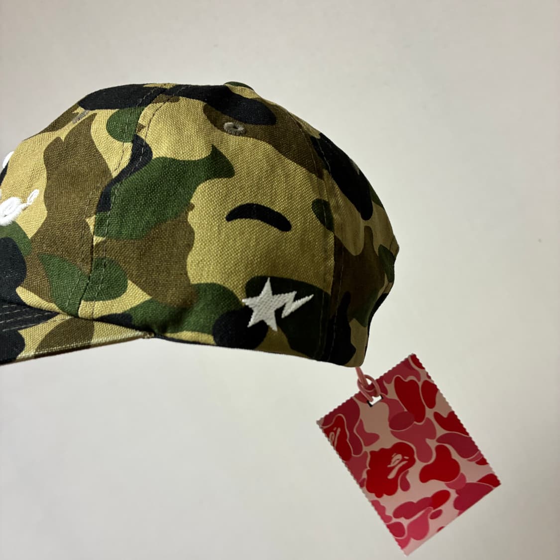 [free]베이프 퍼스트카모 자수 볼캡 상품이미지3