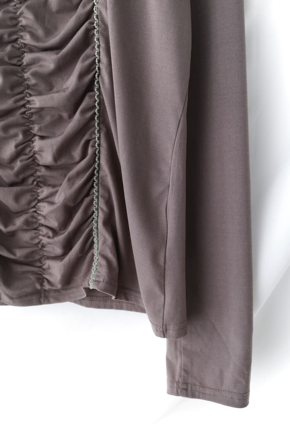 shirring lace long sleeve 상품이미지4