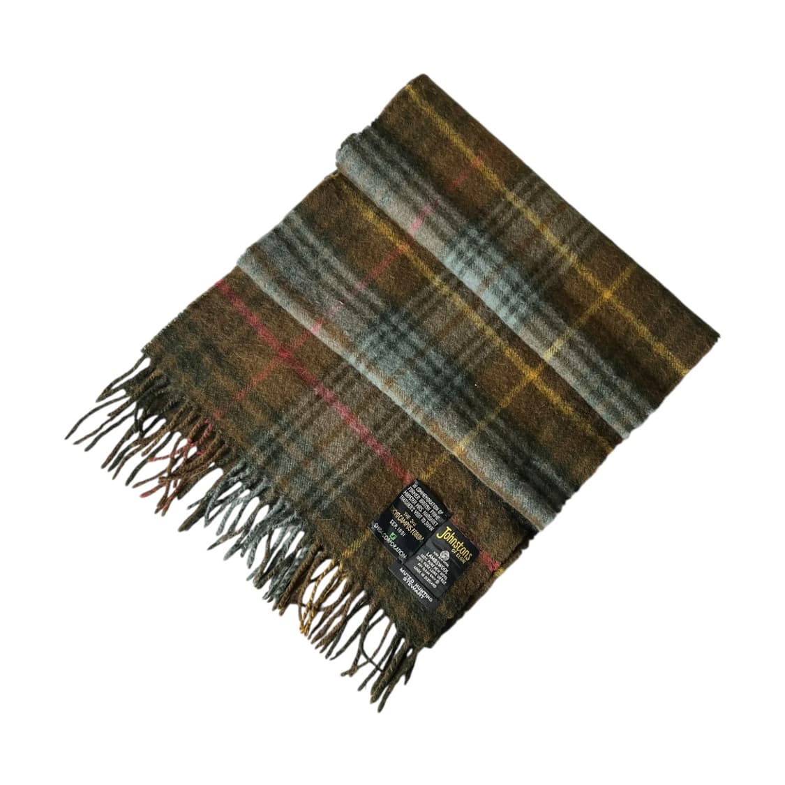 [Johnstons Of Elgin] 램스울 100% 체크 머플러 상품이미지1