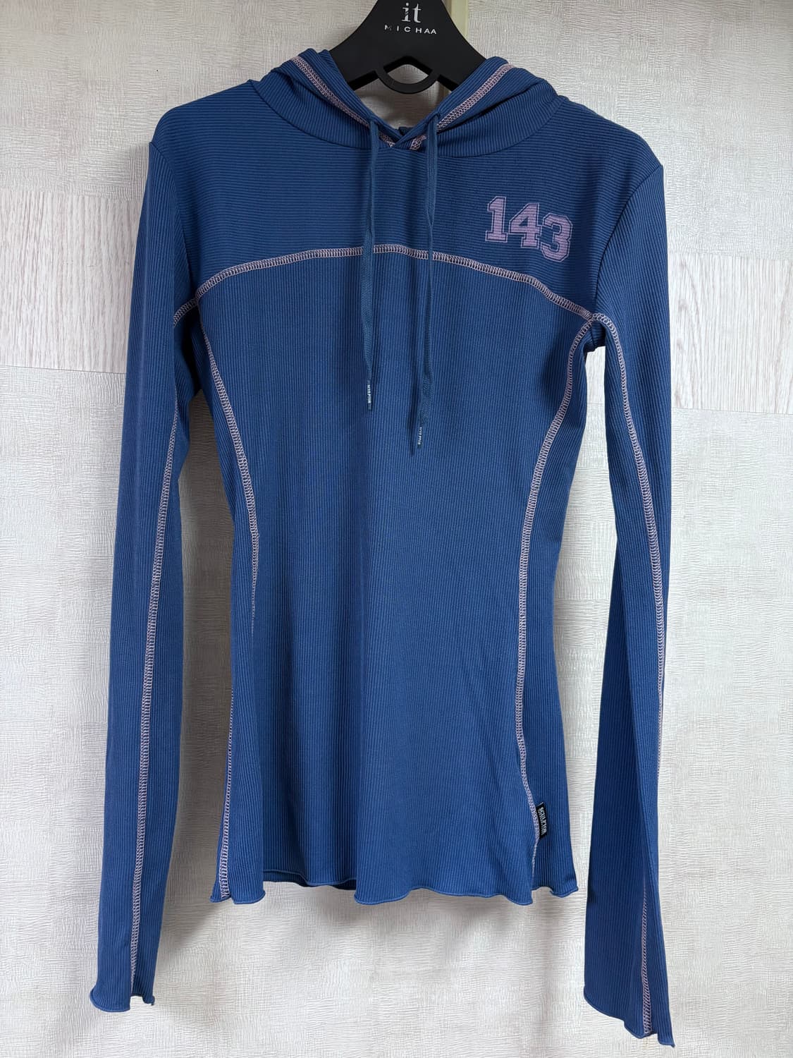 스컬프터 넘버링 후드티 상품이미지2