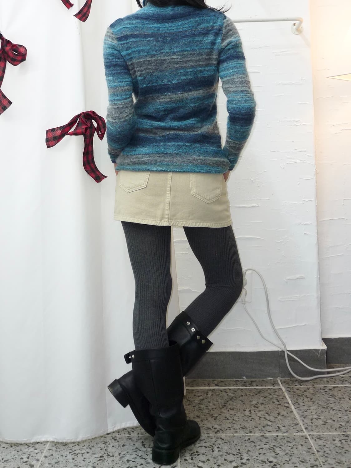 faded blue knit 상품이미지3