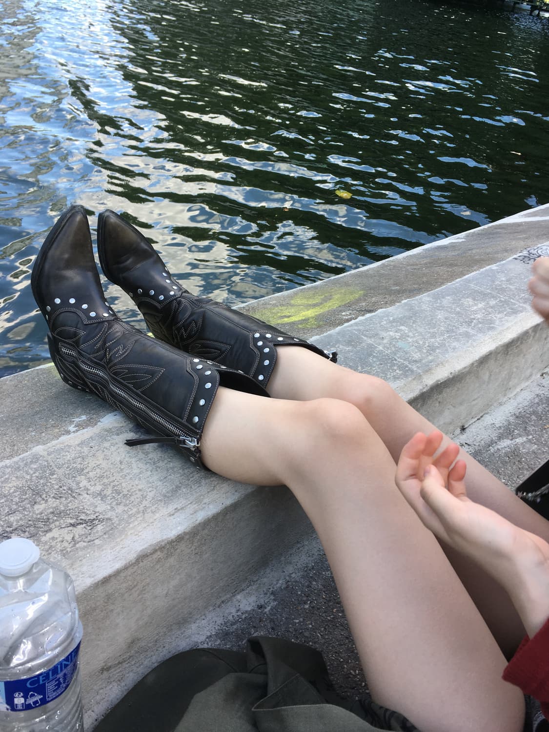 자라_스터드 카우보이 부츠 상품이미지2