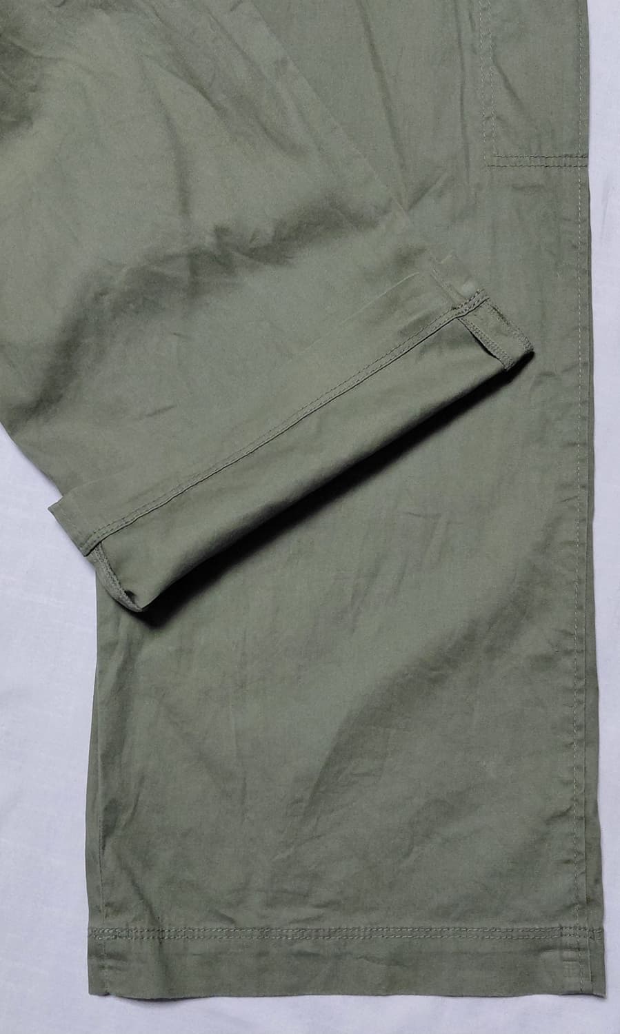 [44/77-88] EVEX by KRIZIA 코튼 린넨 와이드 카고바지 상품이미지4