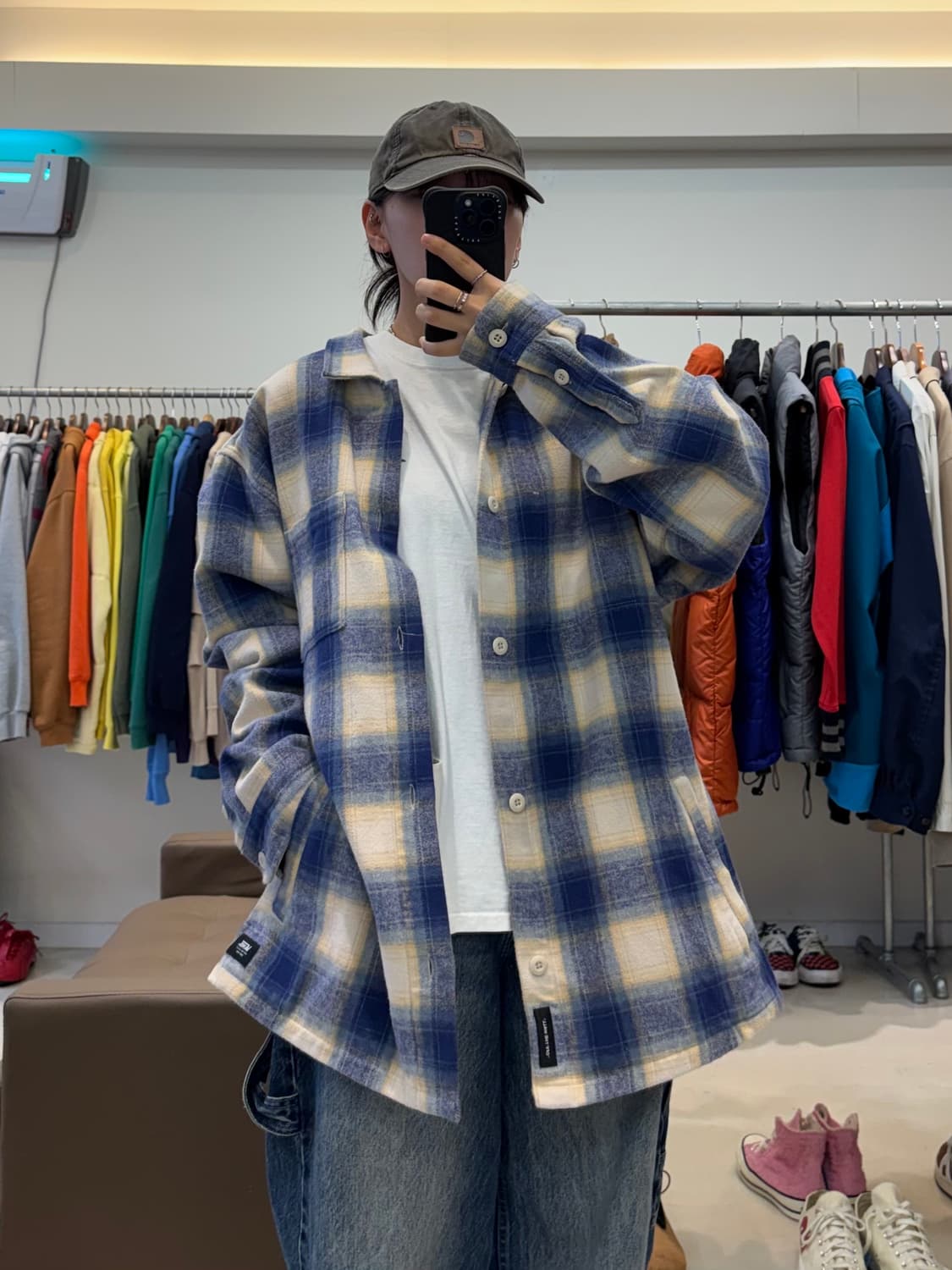 반스 체크 셔츠자켓 상품이미지9