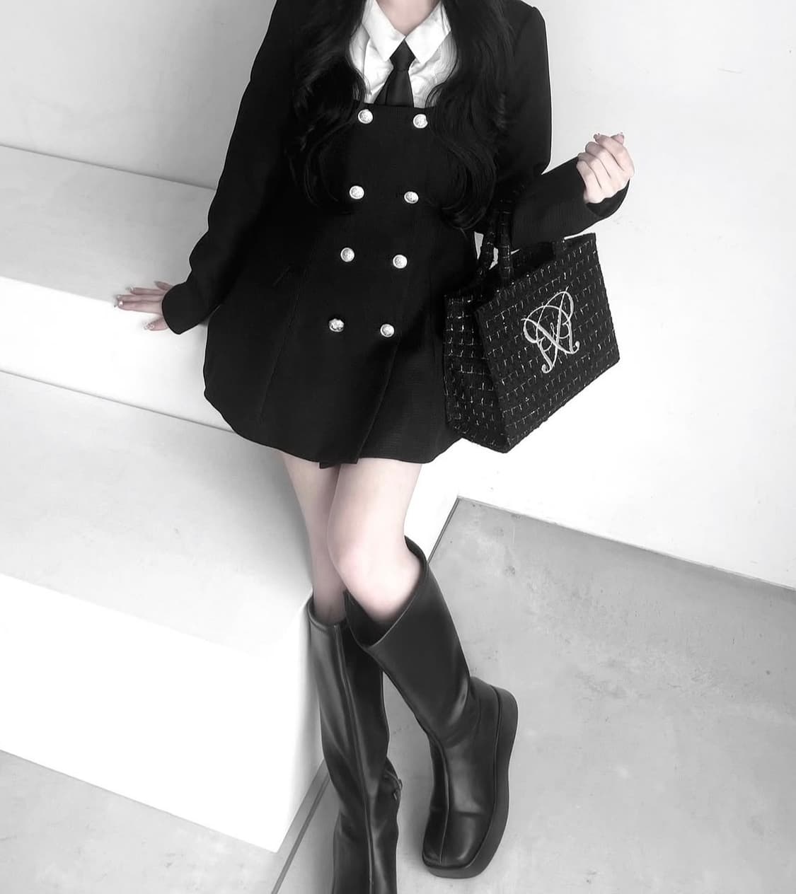 belle charme 올데올 올리브데올리브 스나걸리 클래식프릴카라자켓 상품이미지2