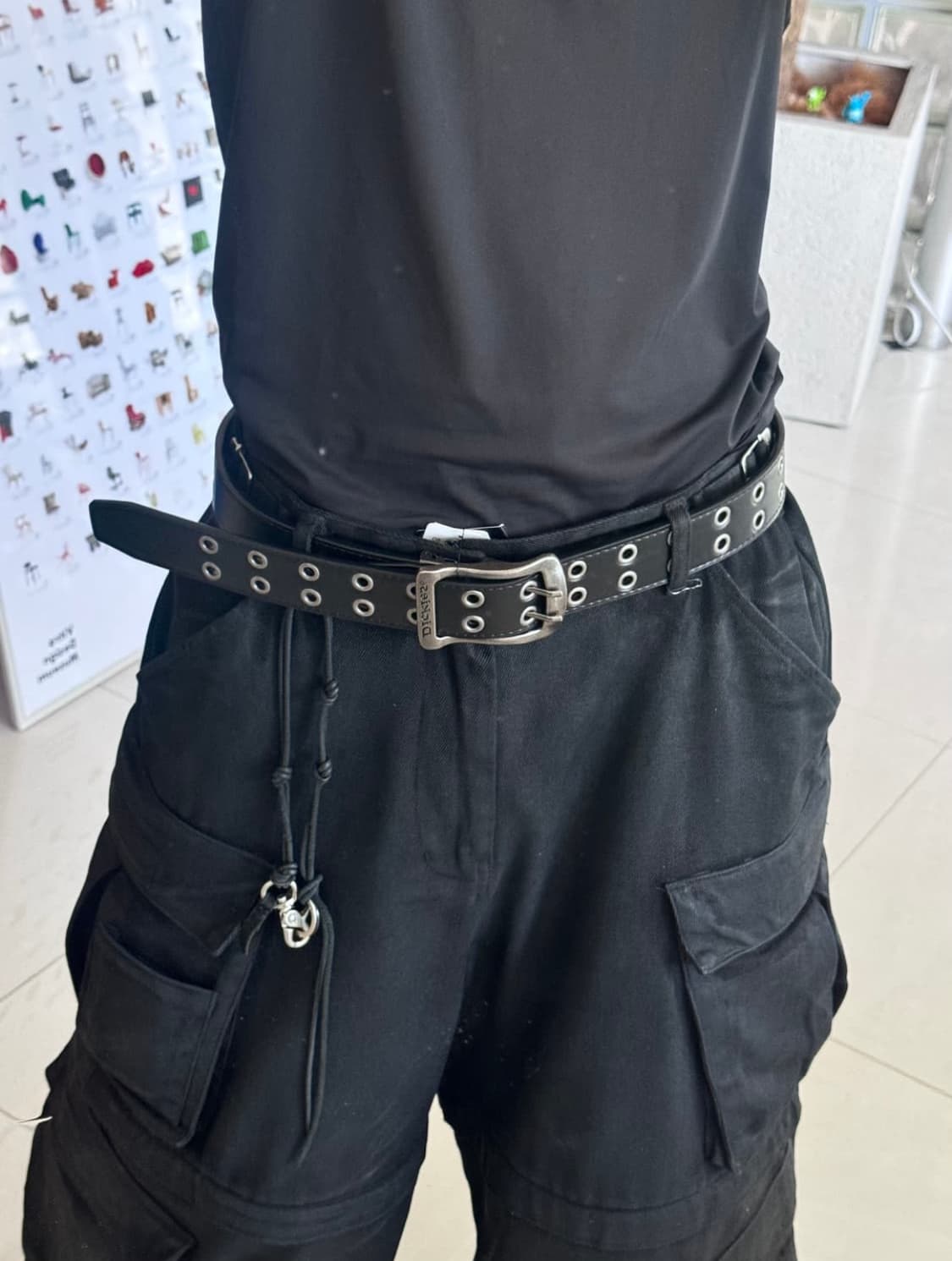 Open SALE🧢더블 아일릿 벨트 double eyelet belt 상품이미지1