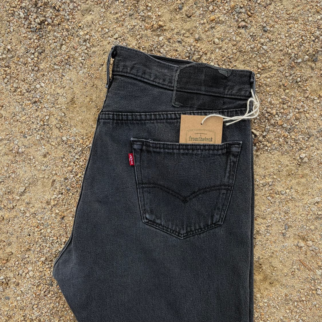 리바이스 501 스트레이트 블랙진 (34)   상품이미지3