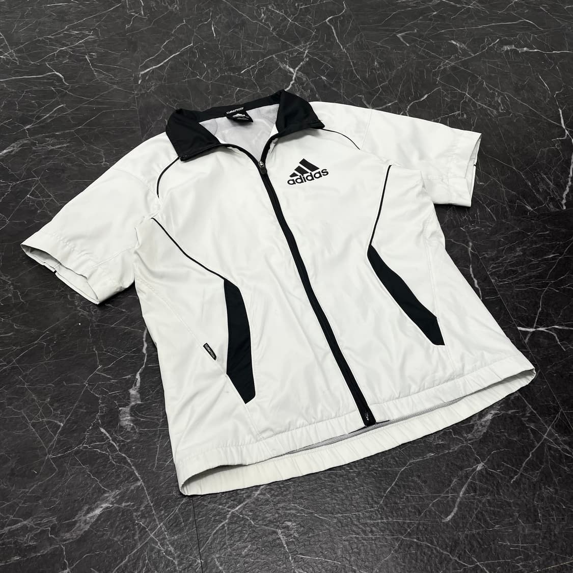 L 아디다스 하이넥 반팔 바람막이 자켓 상품이미지4