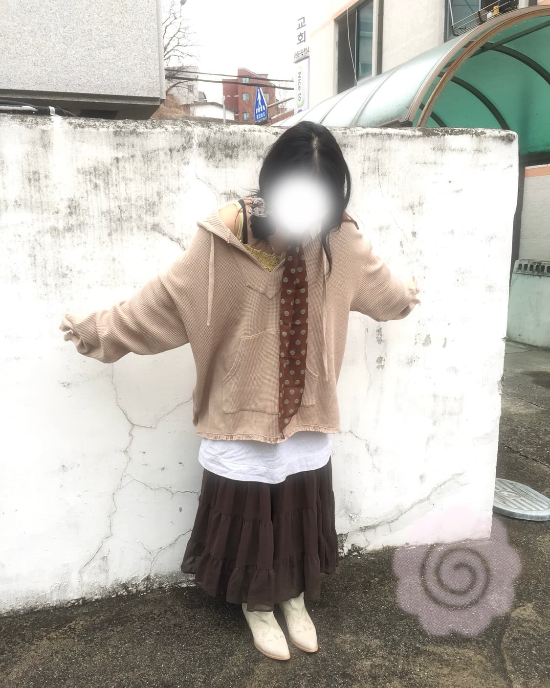 빈티지 푸린 코디세트 상품이미지1