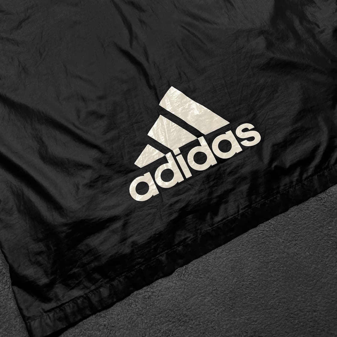 아디다스 빅로고 블랙 바람막이 상품이미지4