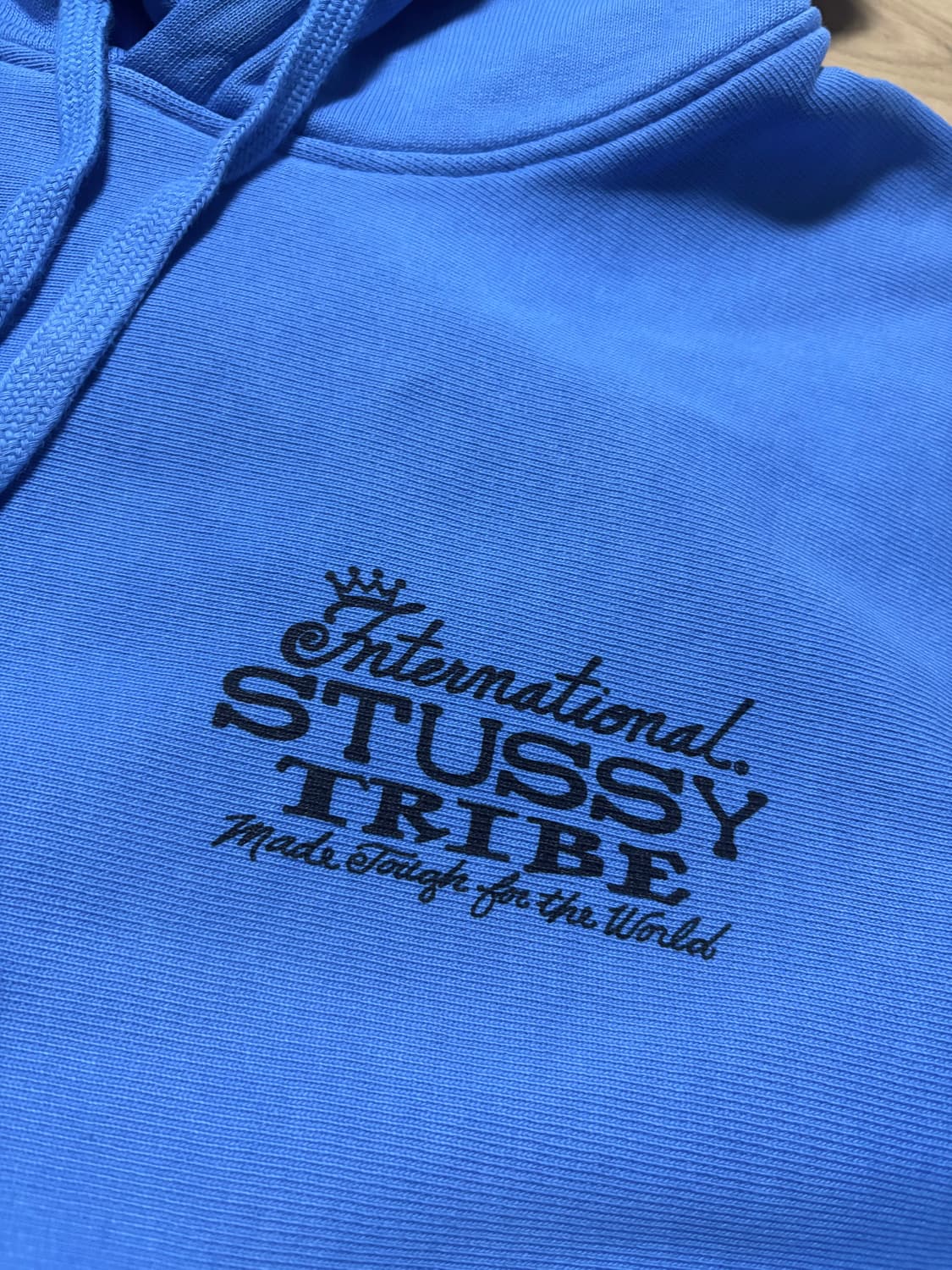 스투시 이스트 피그먼트 다이드 후드 블루 상품이미지4