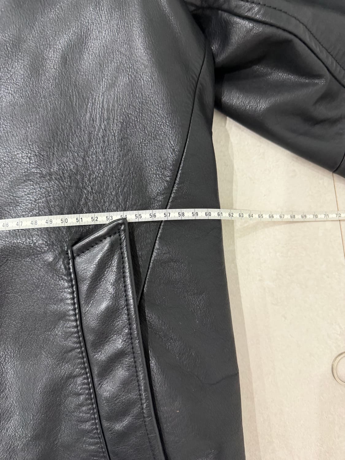 Gap 올드갭 블랙 레더 카코트 L 상품이미지4