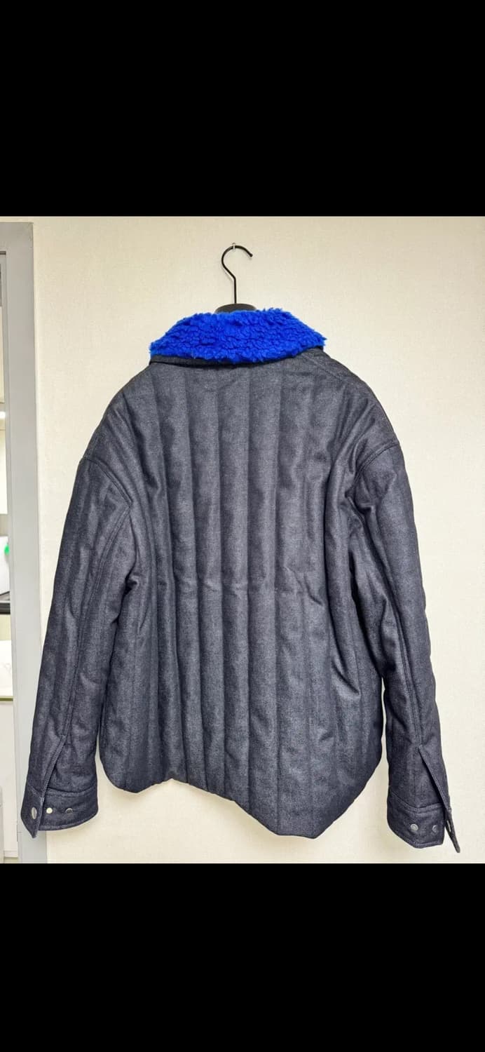 써네이 시어링 패디드 오버 재킷 - 다크 데님 상품이미지3