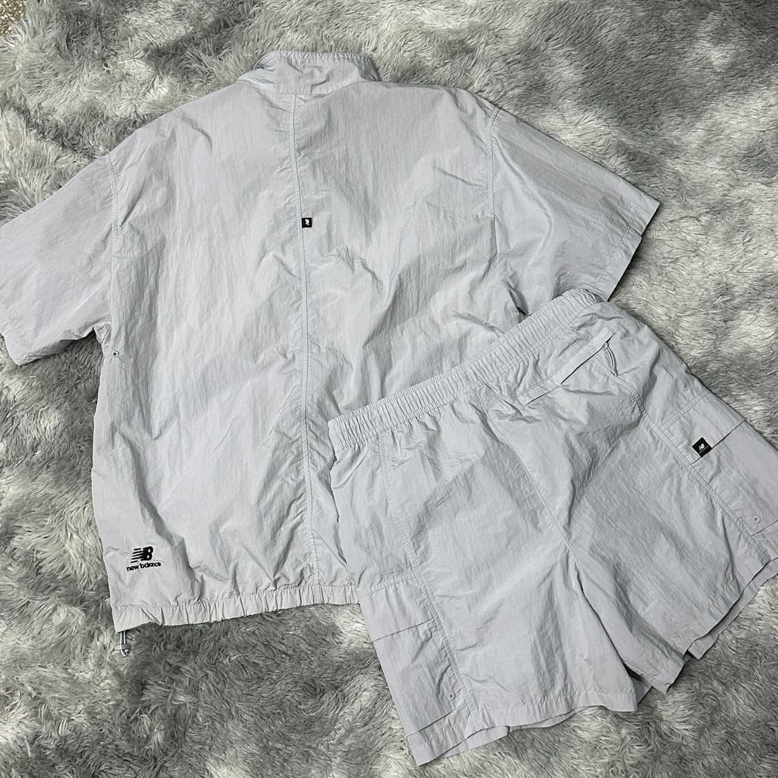 뉴발란스 반팔 우븐 세트 L 상품이미지4