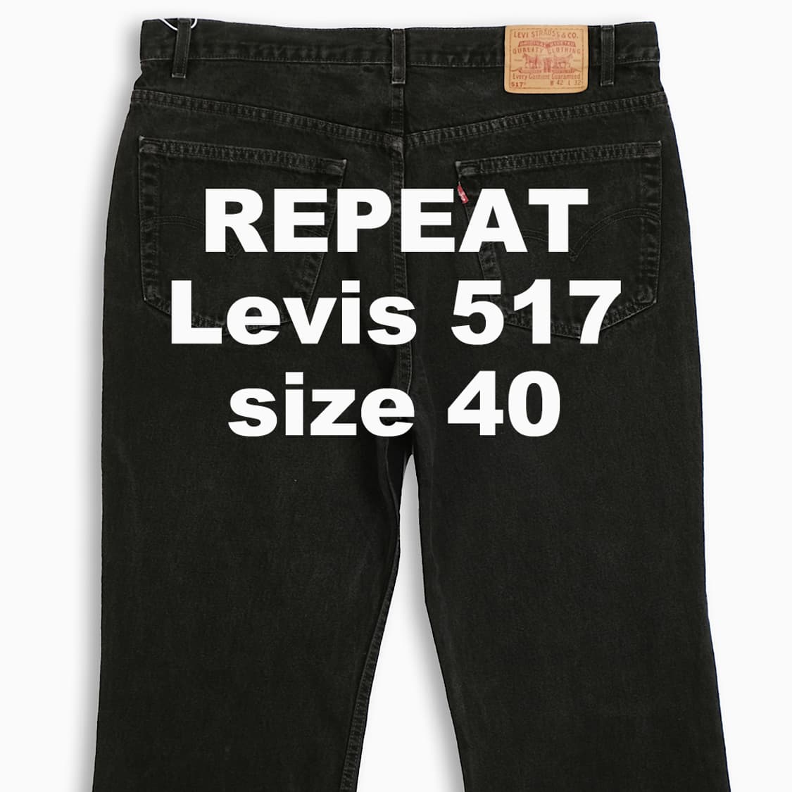 빈티지 리바이스 517 흑청 90s USA 40 인치 LV5174203 상품이미지1